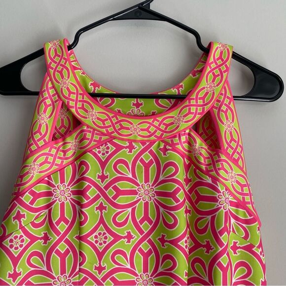 Gretchen Scott Designs Jersey Isosceles Dress Piazza Geometric Print Small - Picture 7 of 10